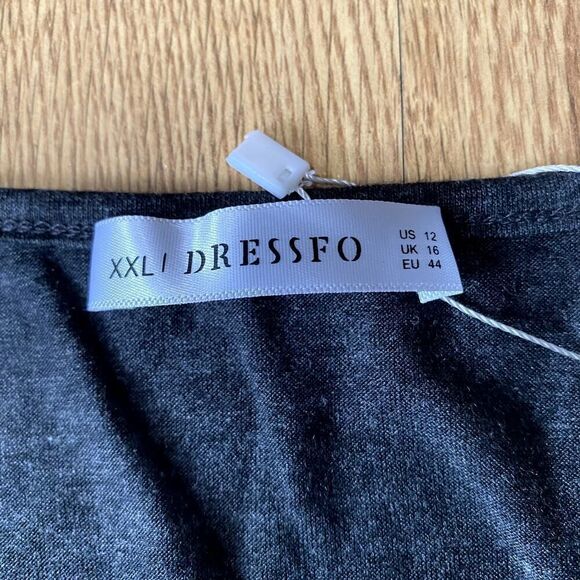 Dressfo Tank Shirt with Side Tie Cut Outs Gray 2XL - Picture 3 of 9